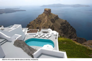 Best honeymoon destination, Grace Hotel Santorini Greece